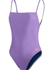 Speedo 1-teiliger Badeanzug mit verstellbaren schmalen Trägern, Lila/Violett - Bild 8 von 11