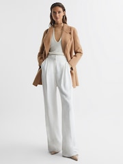 Reiss Camel Bertie Turtle Neck Jersey Body - Image 6 of 7