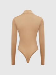 Reiss Camel Bertie Turtle Neck Jersey Body - Image 7 of 7