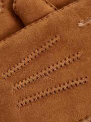 Reiss Neutral Aragon Shearling Gloves - Image 4 of 4