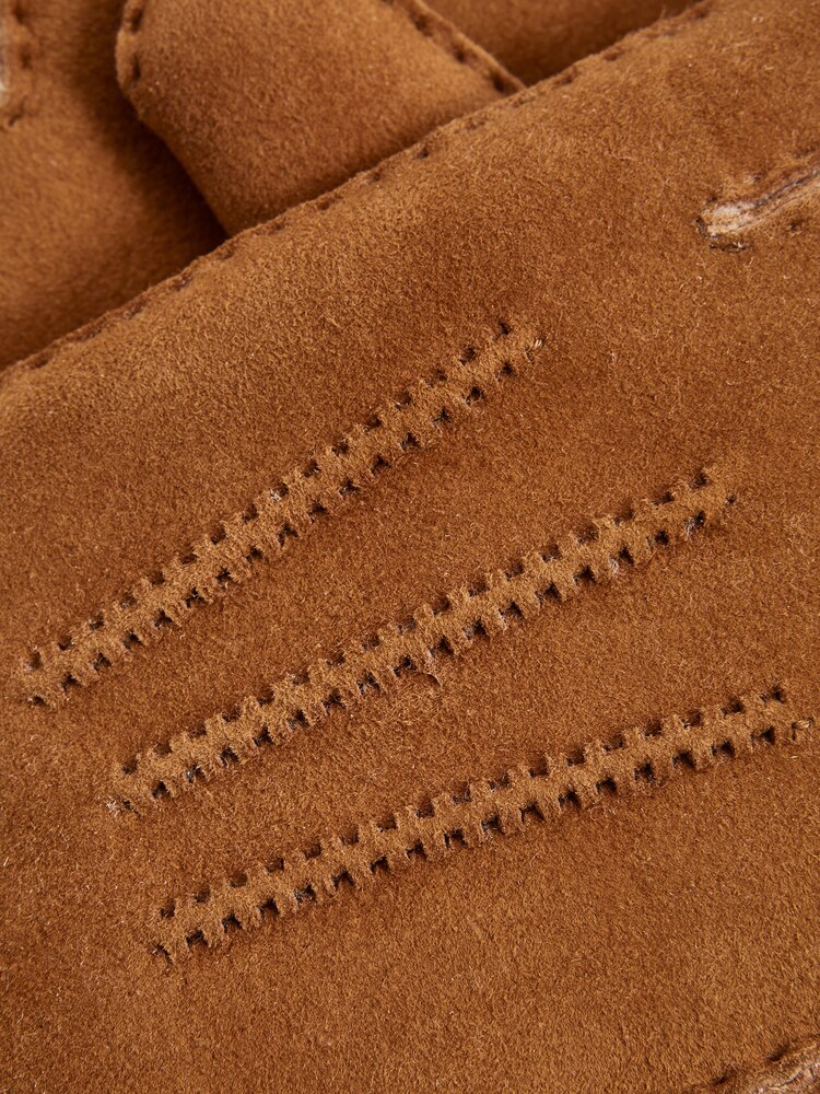 Reiss Neutral Aragon Shearling Gloves - Image 4 of 4