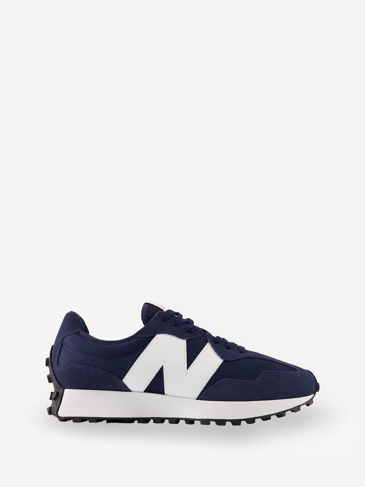 Темно-синий/белый - мужские кроссовки New Balance 327 - Изображение 1 из 12
