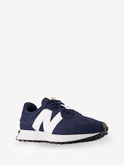 Темно-синий/белый - мужские кроссовки New Balance 327 - Изображение 4 из 12