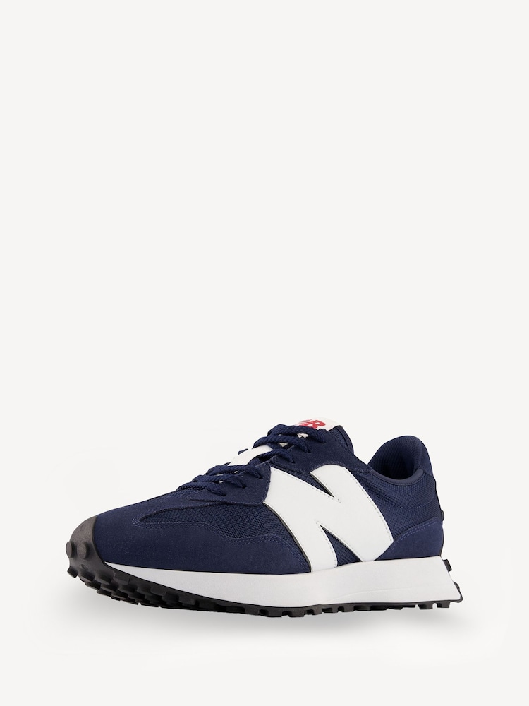 New Balance Navy/White Mens 327 Trainers - Image 5 of 12