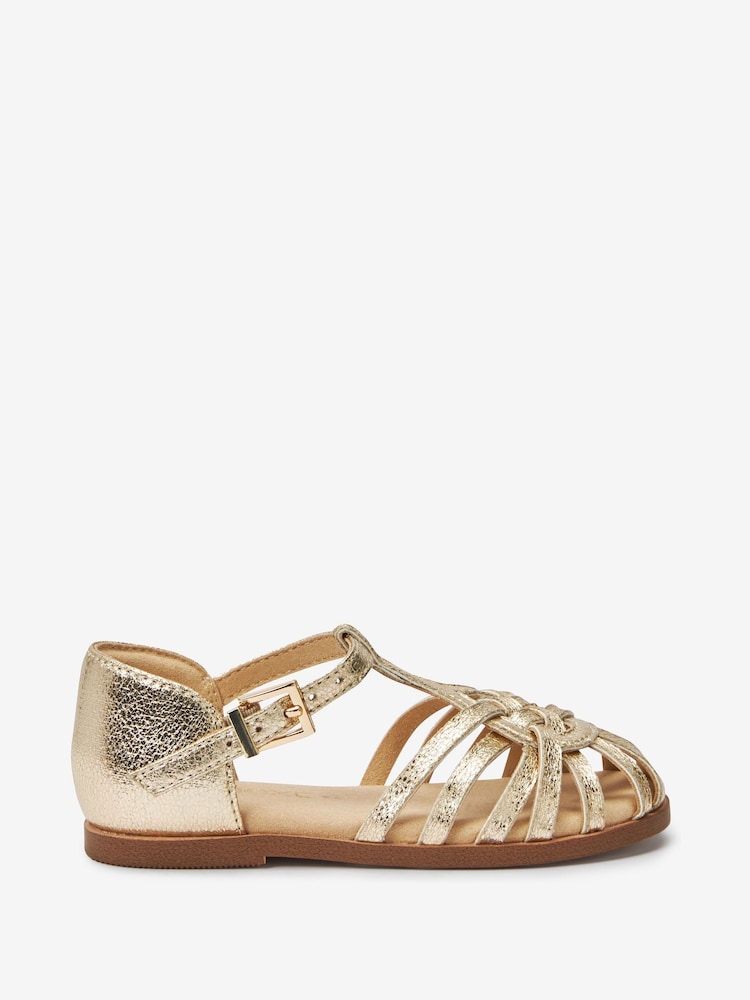 Gold Fisherman Sandals - Image 2 of 5