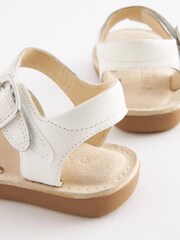 Weiß - Ledersandalen - Bild 3 von 5