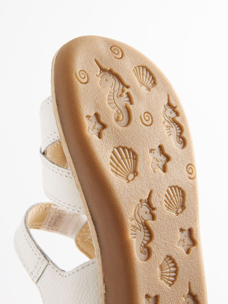 Weiß - Ledersandalen - Bild 5 von 5