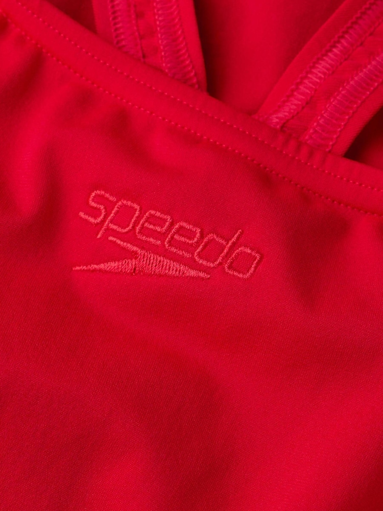 Speedo Red Endurance+ Medalist Swimsuit - Image 6 of 7