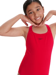 Speedo Red Endurance+ Medalist Swimsuit - Image 5 of 9