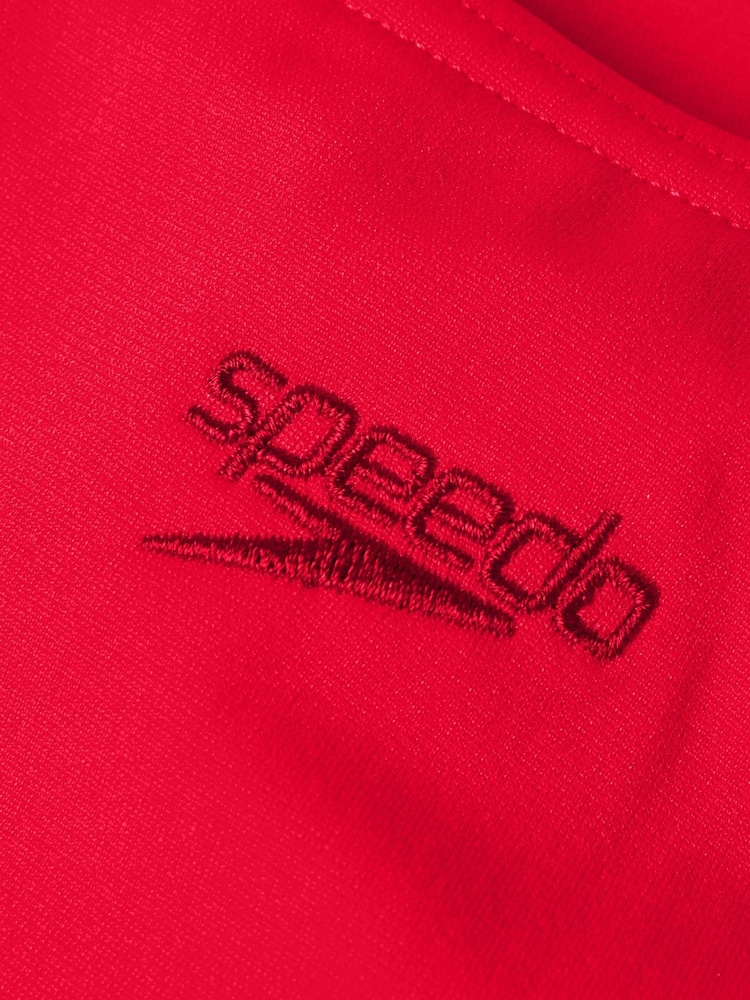 Speedo Red Endurance+ Medalist Swimsuit - Image 9 of 9