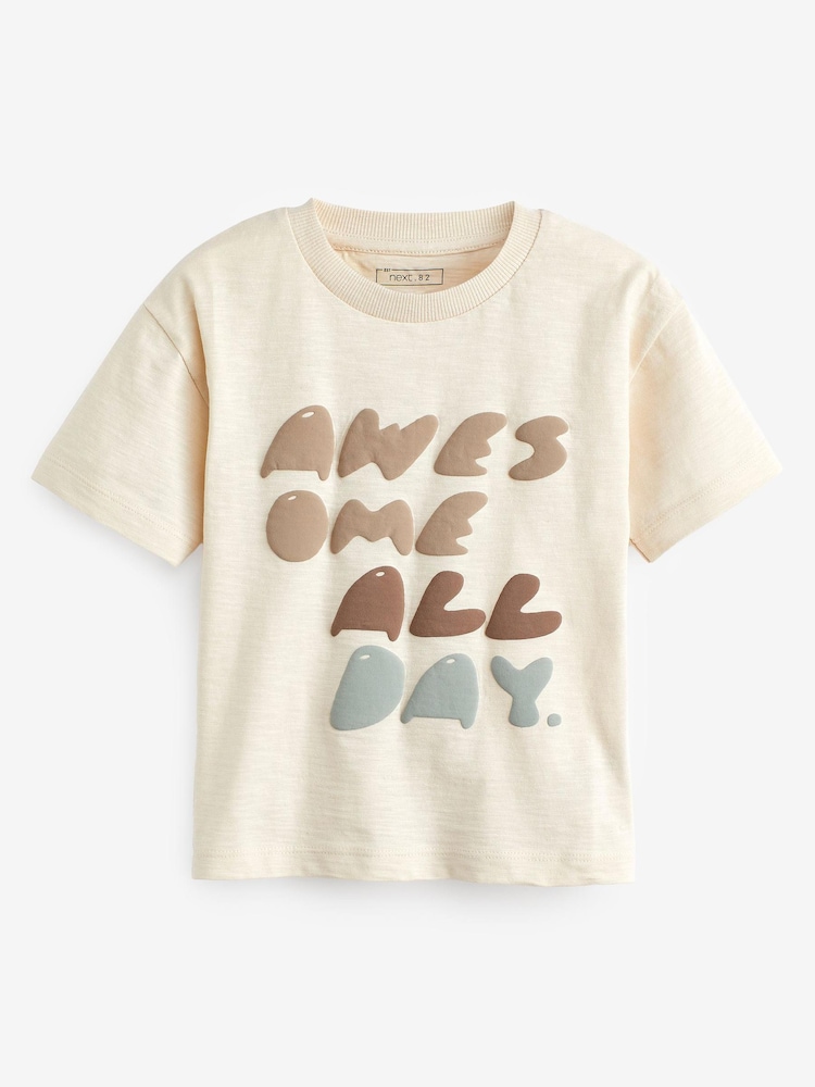 Hellbraun - Kurzarm-T-Shirt mit Tiermotiven im 3er-Pack (3 M.–7 J.) - Bild 2 von 3