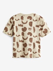 Hellbraun - Kurzarm-T-Shirt mit Tiermotiven im 3er-Pack (3 M.–7 J.) - Bild 3 von 3