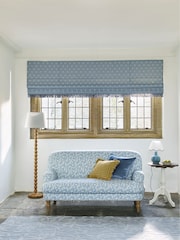 Laura Ashley Cariad Spray Newport Blue Clipsham Small 2 Seater Sofa - Image 1 of 8