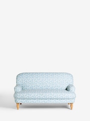Laura Ashley Cariad Spray Newport Blue Clipsham Small 2 Seater Sofa - Image 4 of 8