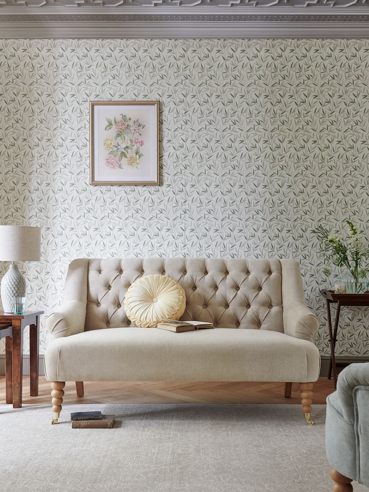 Laura Ashley Baron Chenille Hazelnut Ropsley Small 2 Seater Sofa - Image 1 of 6