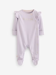 Baker by Ted Baker 100% Cotton Sleepsuits  3 Pack - Image 3 of 8