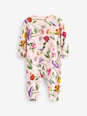 Baker by Ted Baker 100% Cotton Sleepsuits  3 Pack - Image 5 of 8
