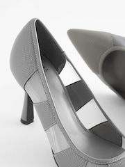 Grey Forever Comfort® Mesh Panel Court Shoes - Image 5 of 8