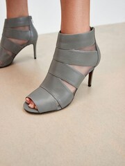 Grey Forever Comfort® Mesh Panel Shoe Boots - Image 3 of 5