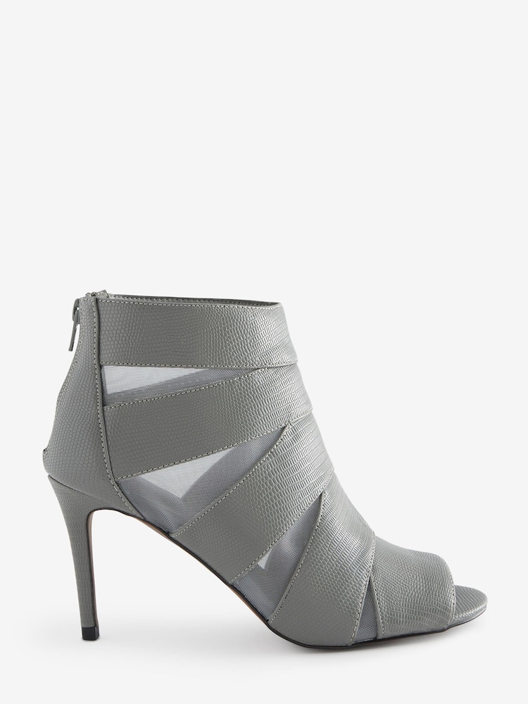 Grey Forever Comfort® Mesh Panel Shoe Boots - Image 5 of 5 Grey Forever Comfort® Mesh Panel Shoe Boots - Image 5 of 5