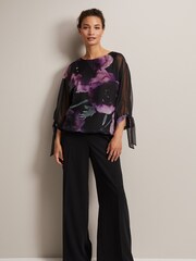 Phase Eight Natural Lucinda Floral Top - Image 3 of 6