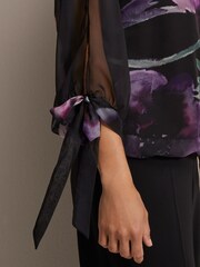 Phase Eight Natural Lucinda Floral Top - Image 5 of 6