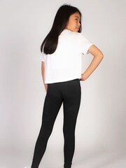 Pineapple White Stud Logo Girls Crop T-Shirt - Image 2 of 5