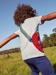 Boden Grey 100% Cotton Front And Back Guitar T-Shirt - Image 3 of 6