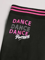 Pineapple Black Stripe Girls Rib Band Leggings - Image 6 of 6