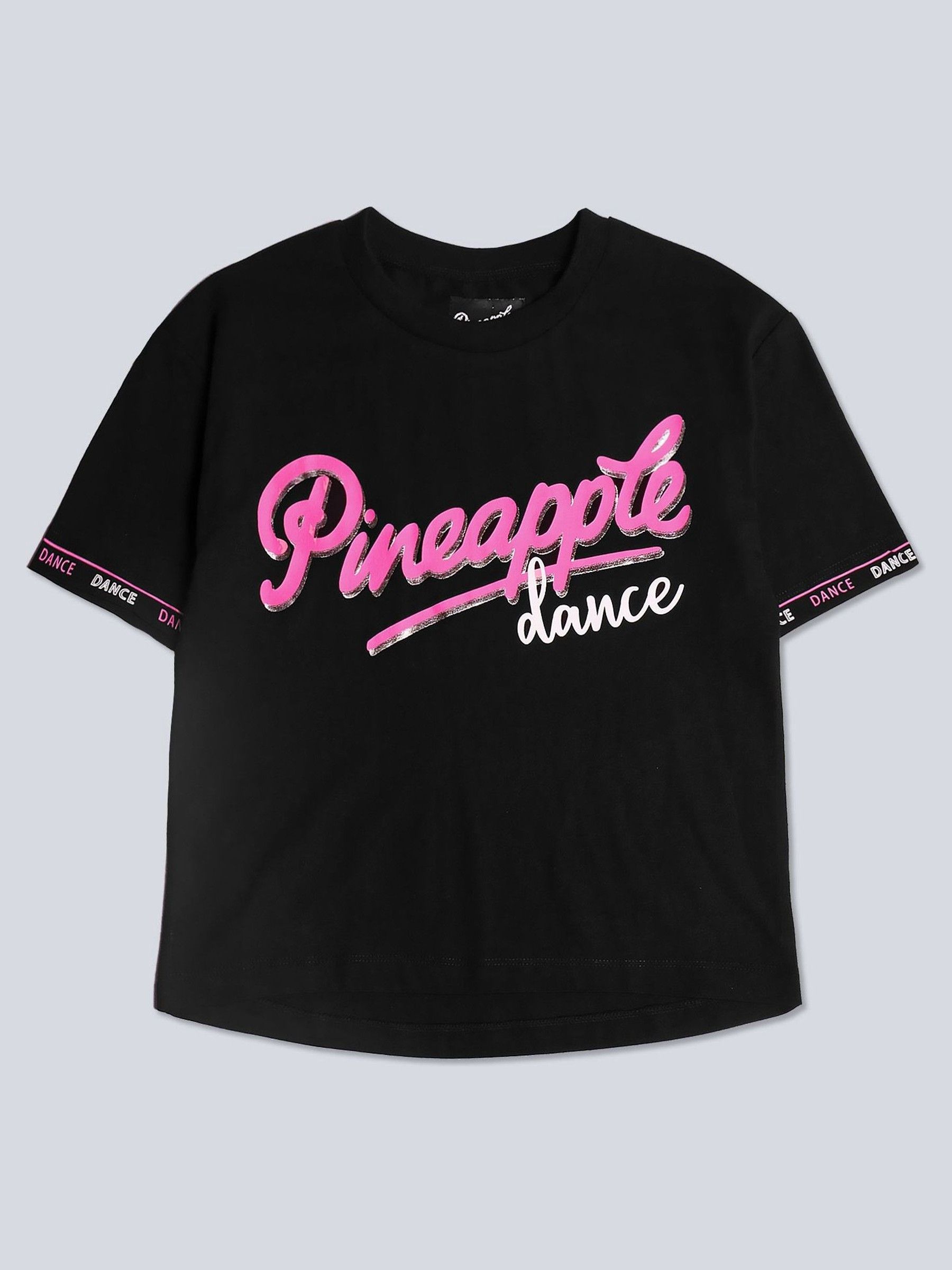 Next：日本 ブラック - ロゴ ガールズ ダンス クロップド Tシャツ from