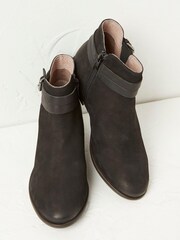 FatFace Black Ankle Strap Ava Boots - Image 3 of 4