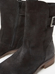 FatFace Harriet Black Buckle Boots - Image 3 of 3
