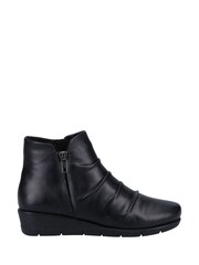Fleet & Foster Plockton Black Ankle Boots - Image 1 of 4