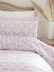 Dreams & Drapes Purple Aden Duvet Cover and Pillowcase Set - Image 2 of 4