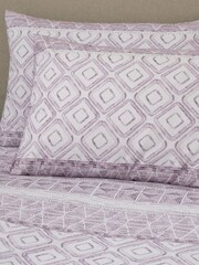 Dreams & Drapes Purple Aden Duvet Cover and Pillowcase Set - Image 4 of 4