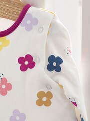 Jewel Floral 2.5 Tog Baby 100% Cotton Removable Sleeves Sleep Bag - Image 7 of 9