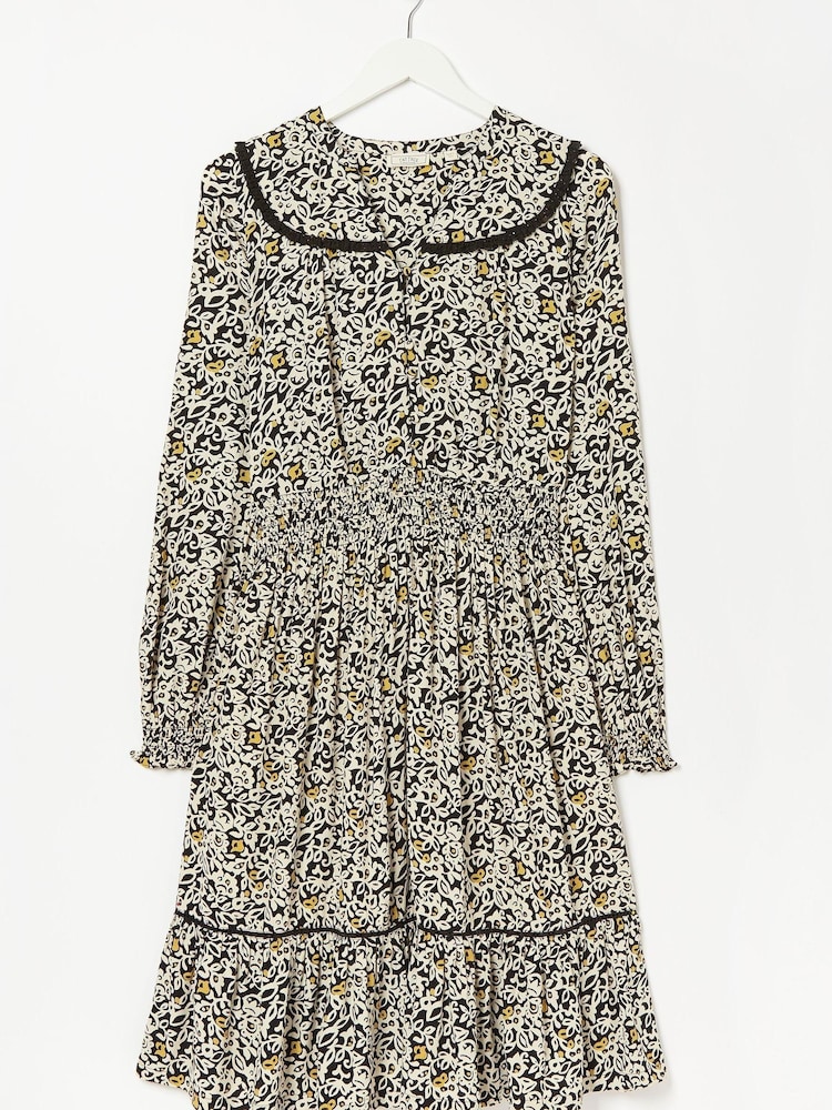 FatFace Evedon Black Floral Dress - Image 5 of 5