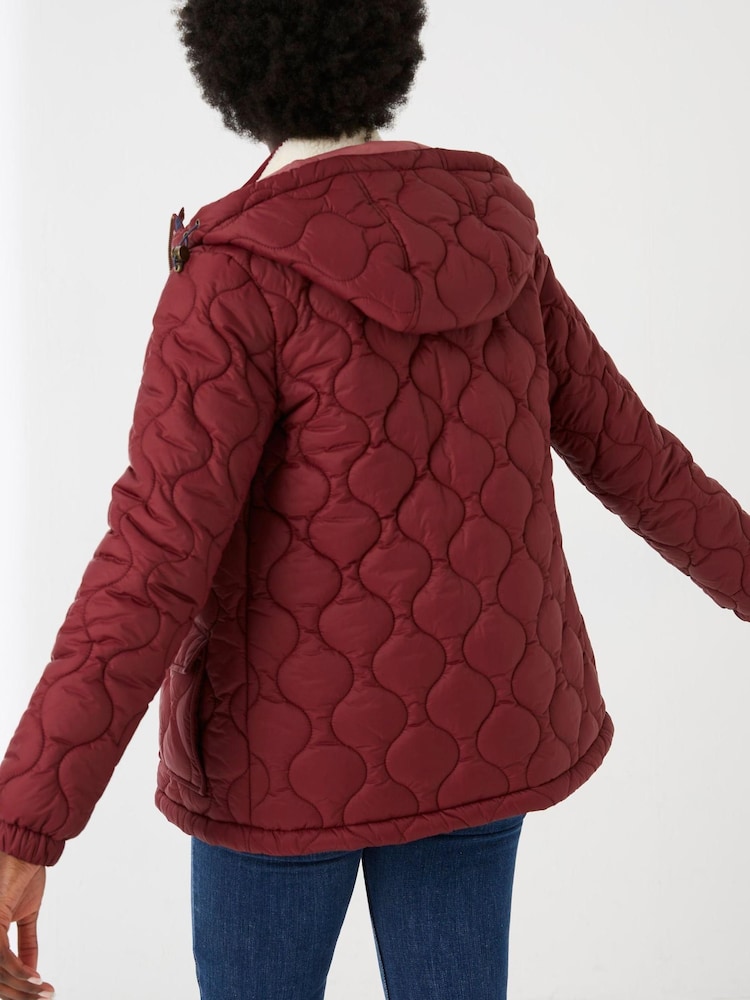 FatFace Red Bella 3 In 1 Puffer Coat - Image 2 of 8