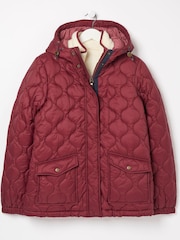 FatFace Red Bella 3 In 1 Puffer Coat - Image 6 of 8