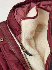 FatFace Red Bella 3 In 1 Puffer Coat - Image 8 of 8