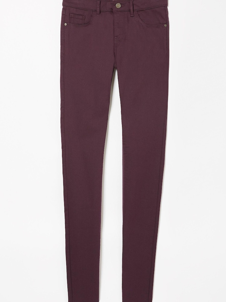 FatFace Purple Five Pocket Jeggings - Image 4 of 4