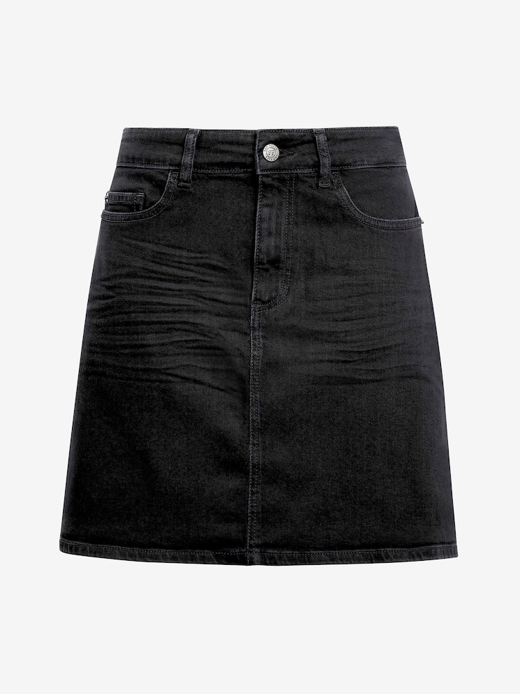 FatFace Hope Black Denim Skirt - Image 4 of 4 FatFace Hope Black Denim Skirt - Image 4 of 4