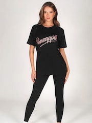 Preto - Logo Womens Boyfriend T-Shirt - Imagem 3 de 6
