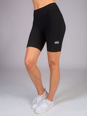 Preto - Pineapple Womens Rib Cycling Shorts with Pocket - Imagem 1 de 9