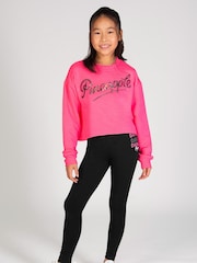 Kurzes Sweat-Top mit Logo-Prägung für Mädchen - Bild 2 von 5