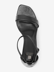Black Forever Comfort® Skinny Heel Closed Back Sandals - Image 3 of 4
