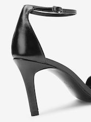 Black Forever Comfort® Skinny Heel Closed Back Sandals - Image 4 of 4