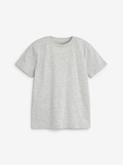Grey Marl Regular Fit Short Sleeve T-Shirt (3-16yrs) - Image 1 of 3