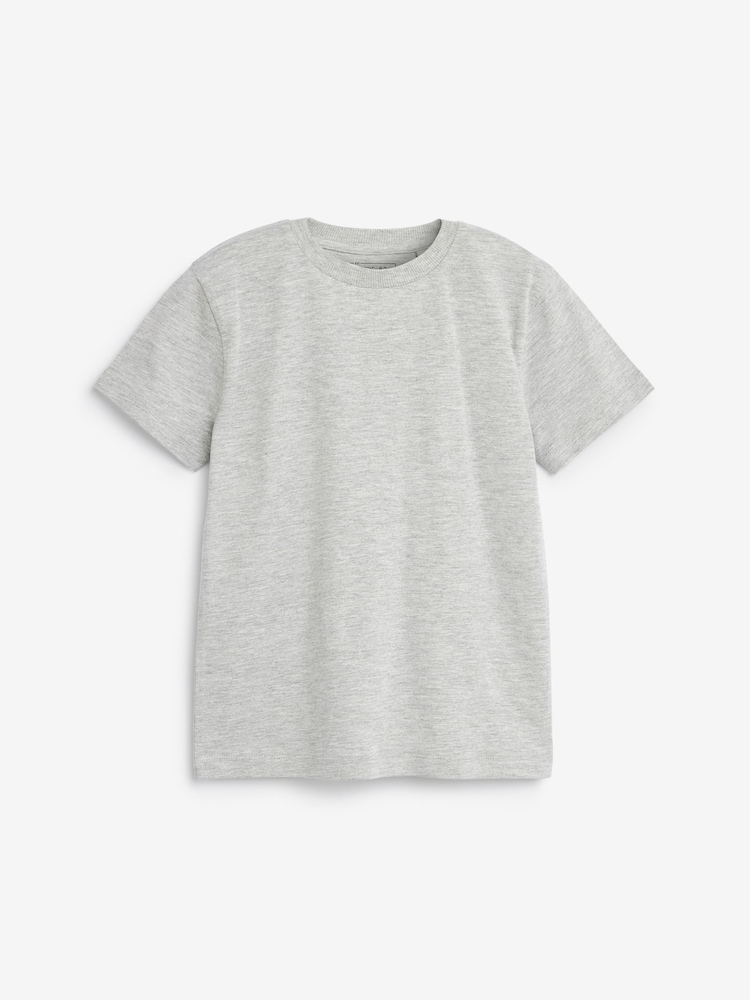 Grey Marl Regular Fit Short Sleeve T-Shirt (3-16yrs) - Image 1 of 3