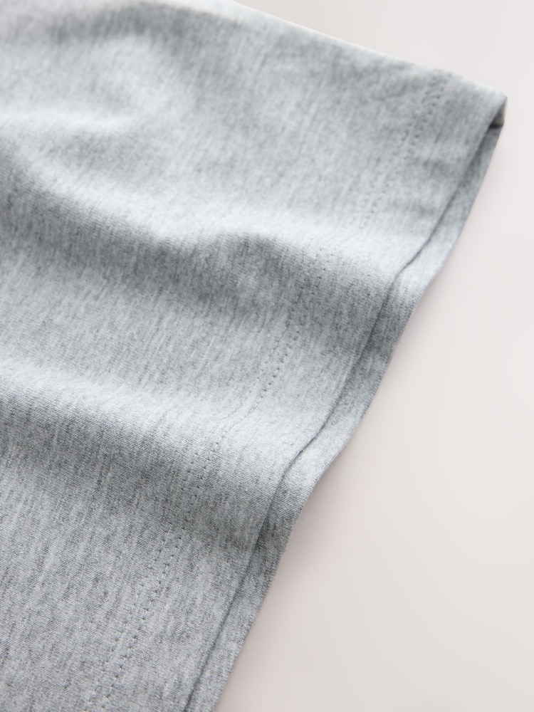 Grey Marl Regular Fit Short Sleeve T-Shirt (3-16yrs) - Image 4 of 4